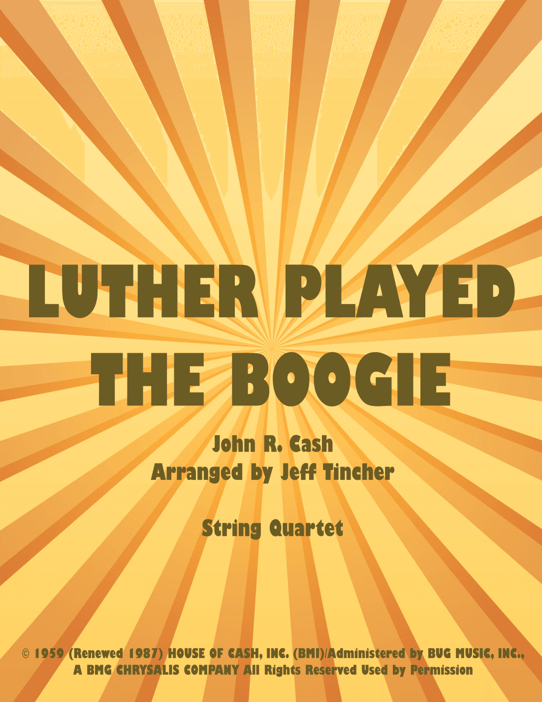 Luther Played The Boogie (arr. Jeff Tincher)