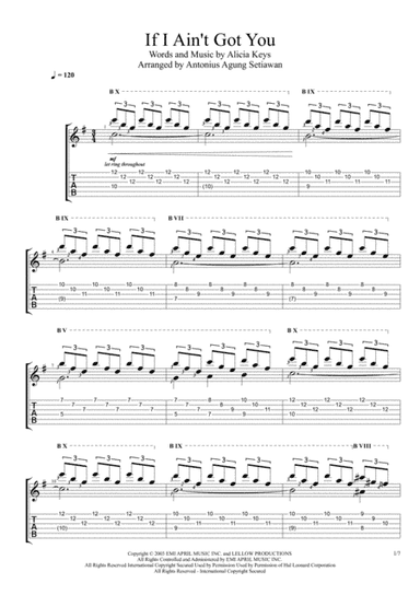 If I Ain't Got You (arr. Antonius Agung Setiawan)