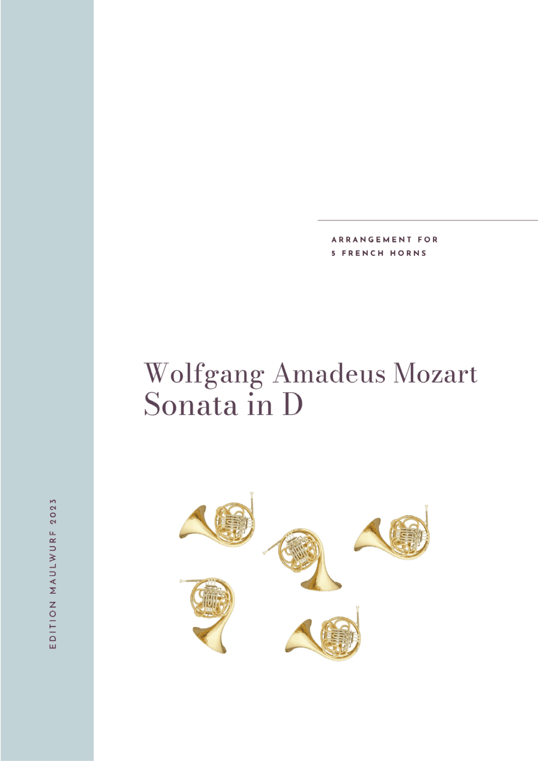 Sonata in D (arr. Edition Maulwurf)