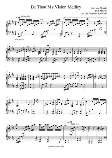 Celtic Medley - Be Thou My Vision/Amazing Grace (arr. Josephine Paulichen)