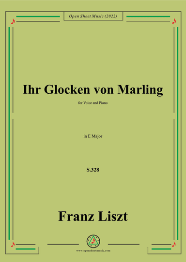 Liszt-Ihr Glocken von Marling,S.328,in E Major (arr. OSM Press)