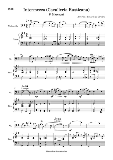 Intermezzo (Cavalleria Rusticana) (arr. Fabio Eduardo de Oliveira)