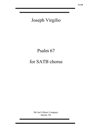 Psalm 67 for mixed voices
