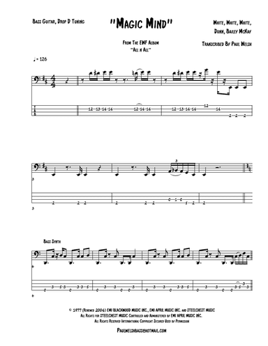 Magic Mind (master Mind) (arr. P Welsh)