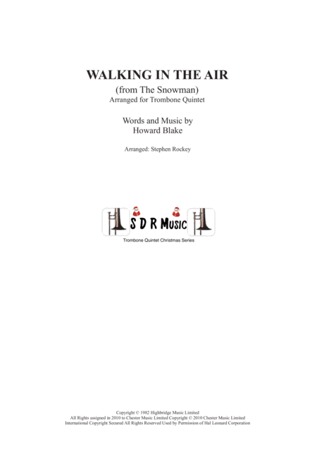 Walking In The Air (arr. Arranged by Stephen Rockey)