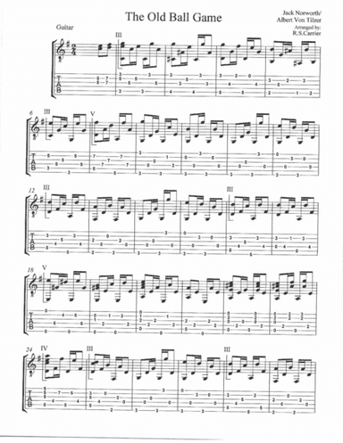 "The Old Ball Game" (arr. R.S. Carrier)
