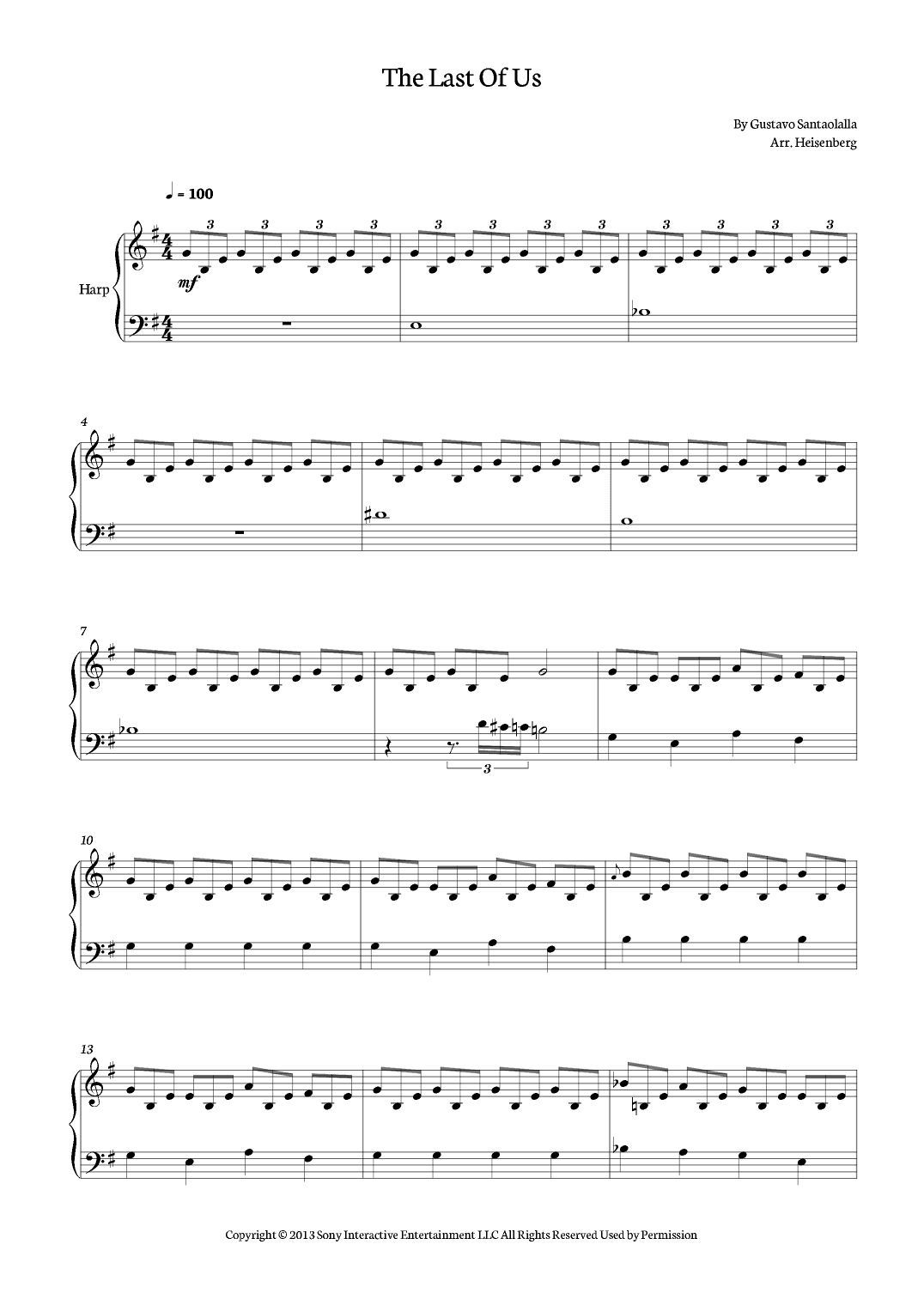 The Last Of Us (arr. Heisenberg)
