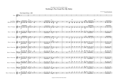 Nothings Too Good For My Baby (arr. Daryl McKenzie)