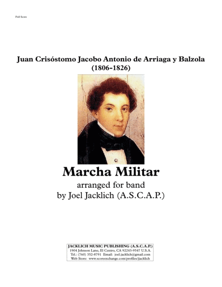 Marcha Militar (arr. Joel Jacklich (ASCAP))
