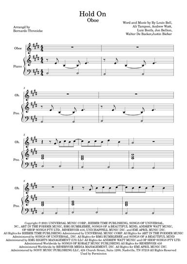 Hold On (arr. Bernardo Thronicke)