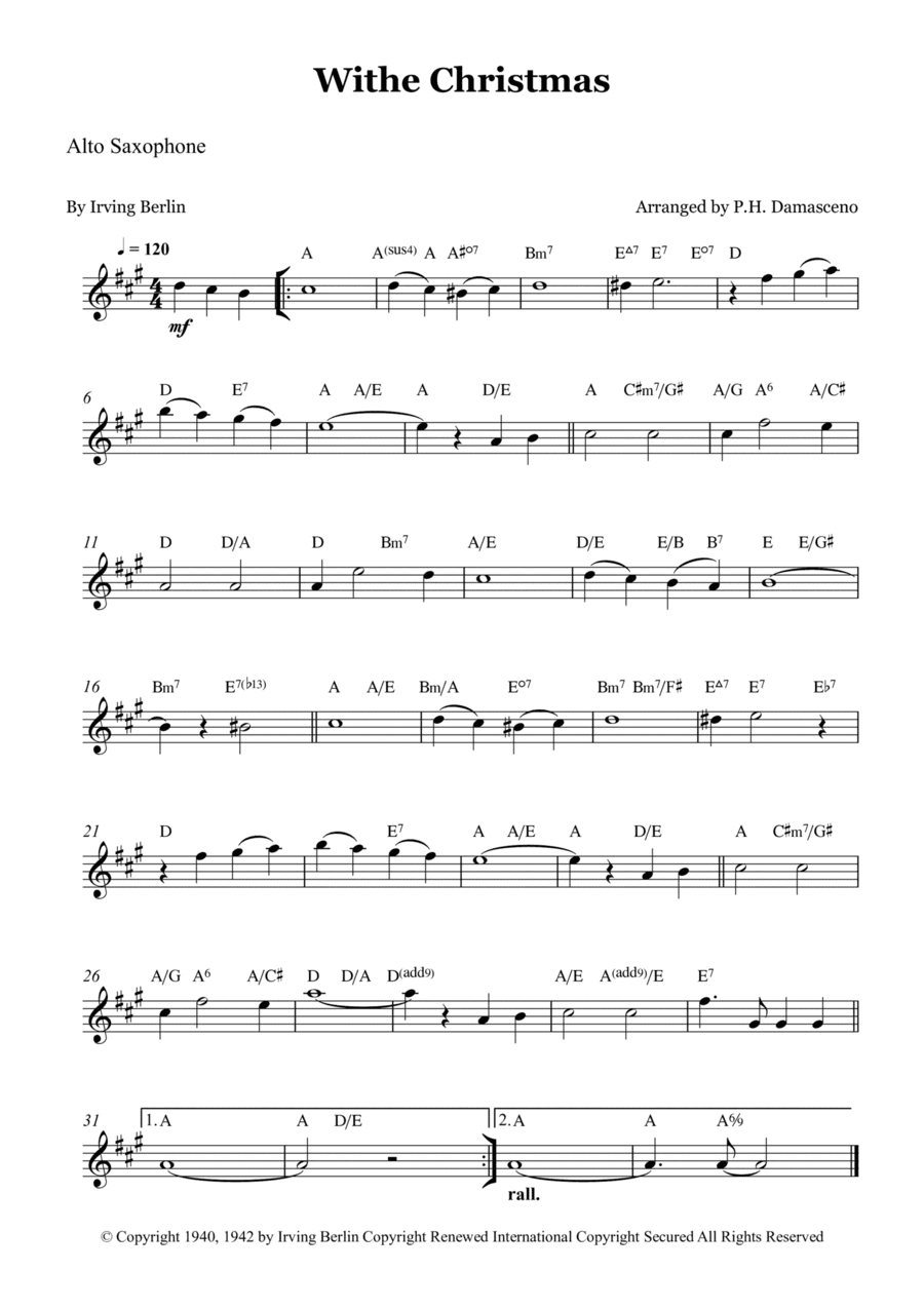 White Christmas (arr. P.H. Damasceno)