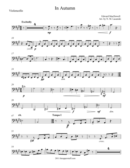 In Autumn (arr. Nick Lacanski)