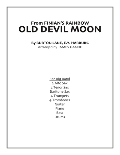 Old Devil Moon (arr. James Gagne)