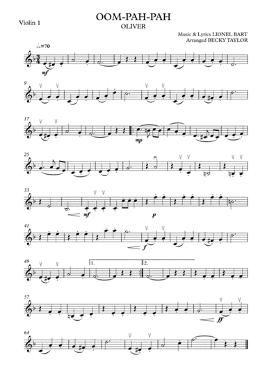 Oom-pah-pah (arr. Becky Taylor)
