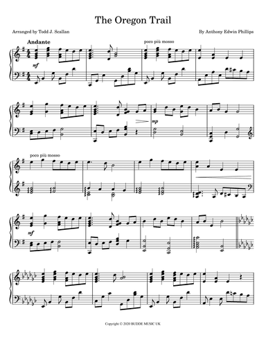 The Oregon Trail (arr. Todd J. Scallan)