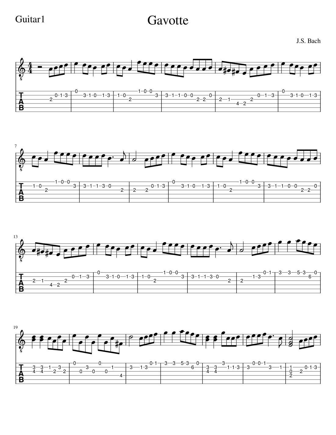 Gavotte (arr. Terry Kuhns)