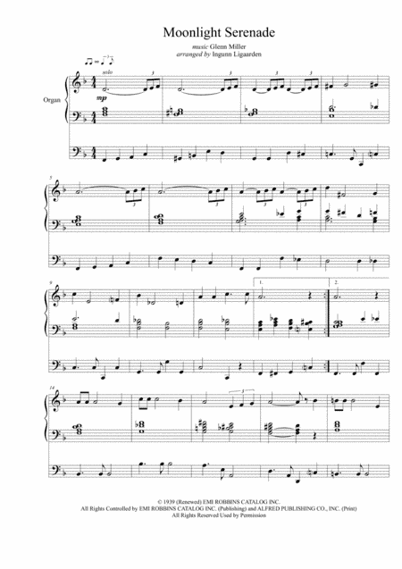 Moonlight Serenade (arr. Ingunn Ligaarden)