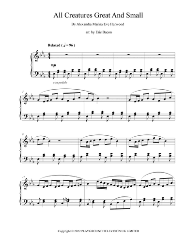 All Creatures Great And Small (titles) (arr. Eric Bacon)