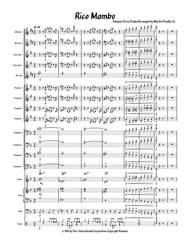 Mambo Jambo (que Rico El Mambo) (arr. Martin Peralta Jr.)