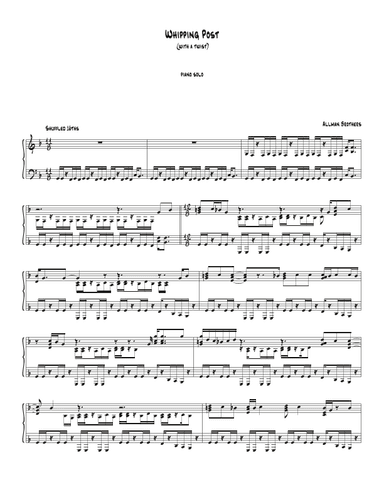 Whipping Post (arr. Biegler)