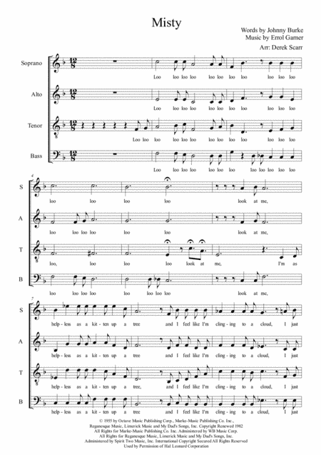 Misty (arr. Derek Scarr)
