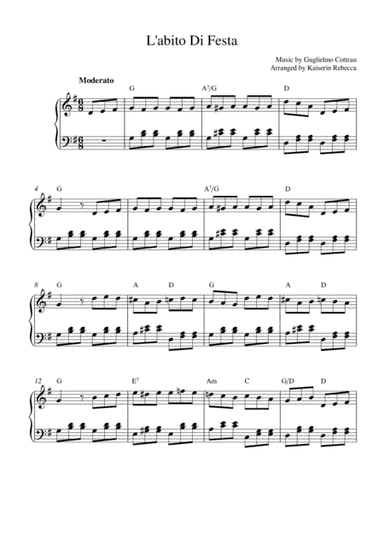 L'abito Di Festa (arr. Kaiserin Rebecca)