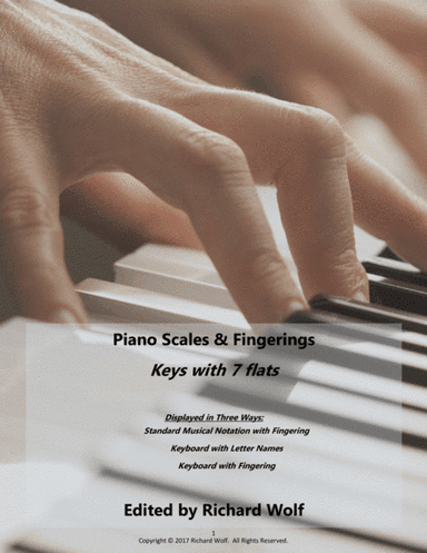 Piano Scales and Fingerings - Keys with 7 flats (arr. Richard Wolf)