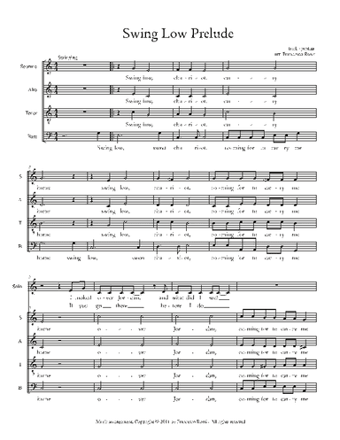 Swing Low Prelude (arr. Francesco Rossi)