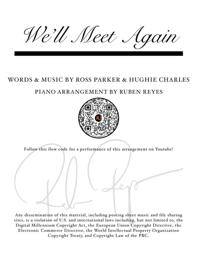 We'll Meet Again (arr. Ruben Reyes)
