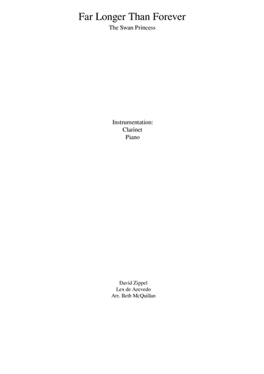 Far Longer Than Forever (arr. Beth McQuillan)
