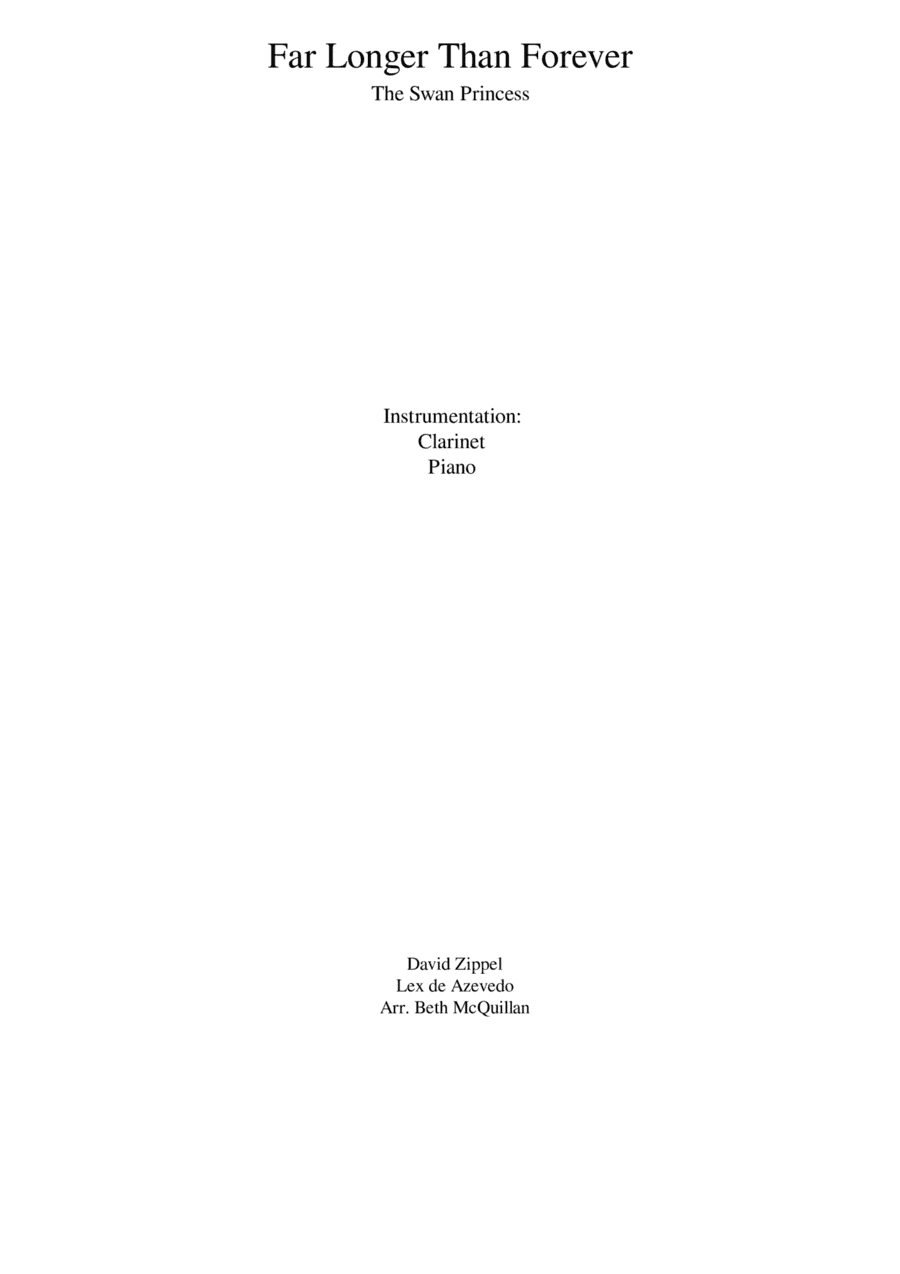 Far Longer Than Forever (arr. Beth McQuillan)