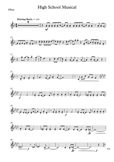 High School Musical (arr. Liz Woodsend)