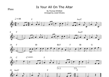 Is Your All On The Altar (arr. Josiel Oliveira)