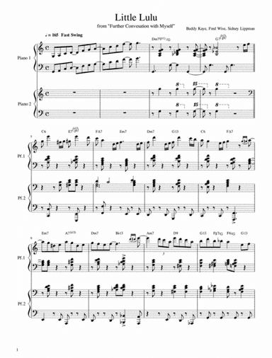 Little Lulu (arr. Bill Evans)