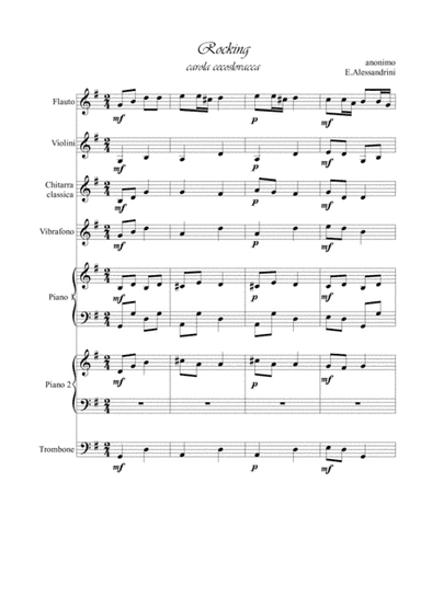 Rocking school orchestra (arr. Ester Alessandrini)