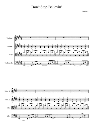 Don't Stop Believin' (arr. Jenifer Houck)