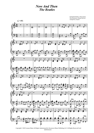 Now And Then (arr. BY EZEQUIEL EDIÇÕES)