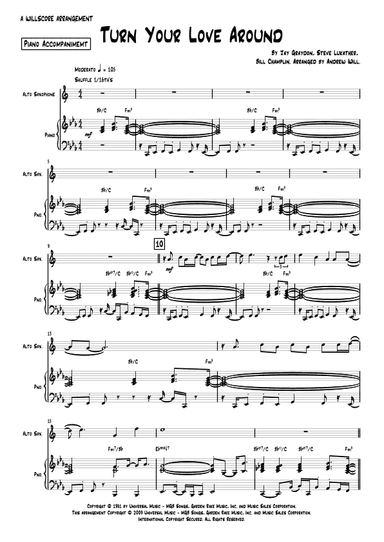 Turn Your Love Around (arr. Andrew Will)