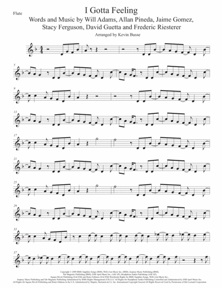 I Gotta Feeling (arr. Kevin Busse)