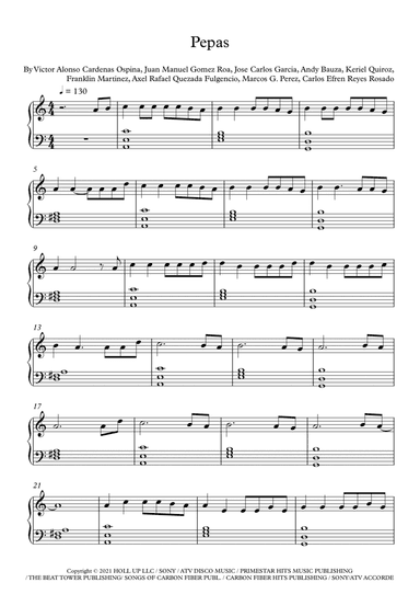 Pepas (arr. Fernanda Moura)