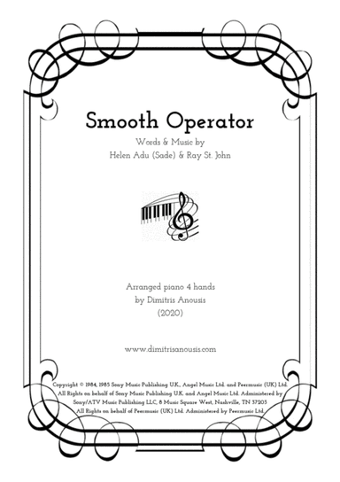 Smooth Operator (arr. Dimitris Anousis)