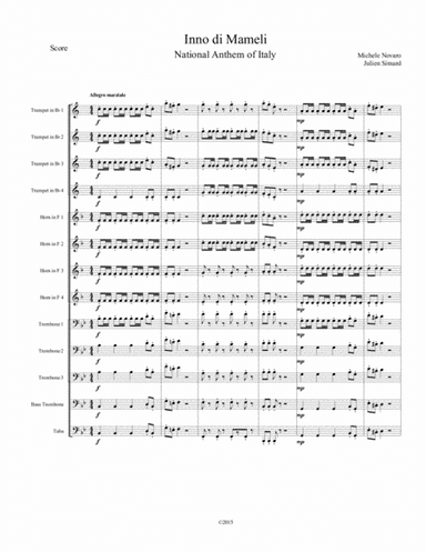Inno di Mameli (arr. Julien Simard)