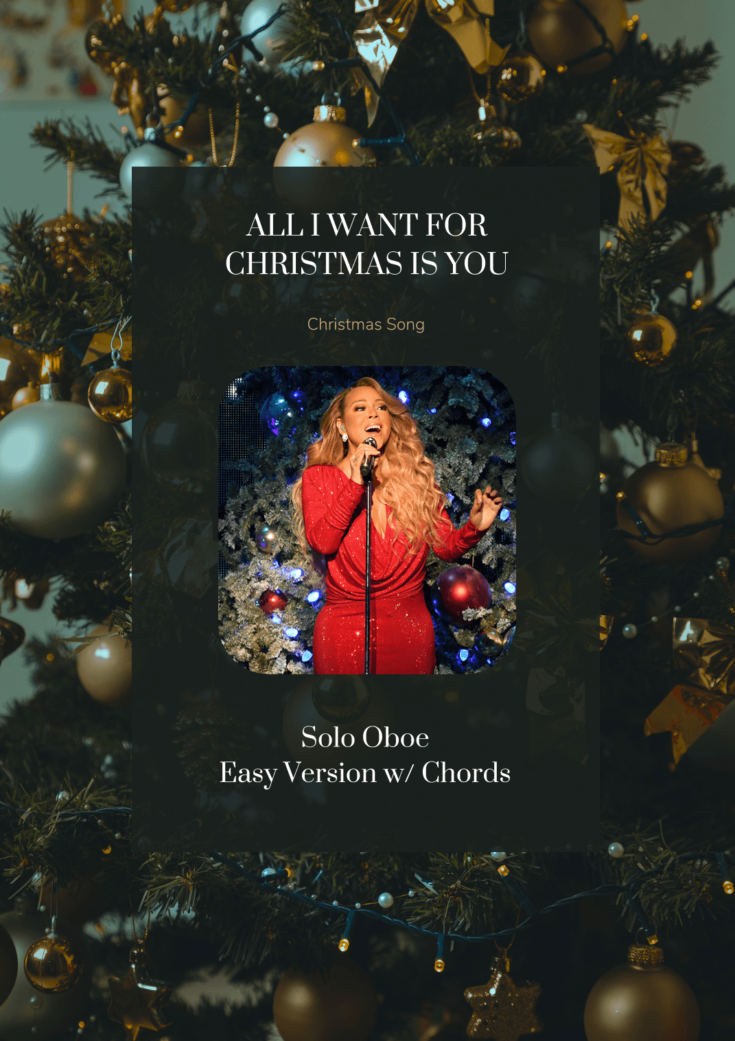 All I Want For Christmas Is You (arr. Gabriel Altali)