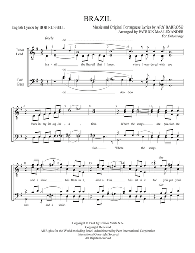 Brazil (arr. Patrick McAlexander)