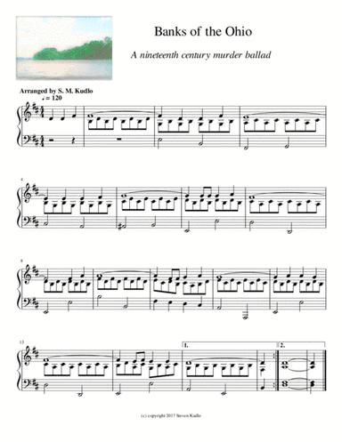 The Banks of the Ohio (arr. Steven Kudlo)