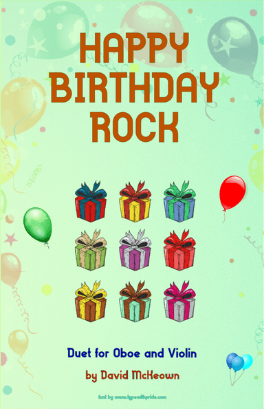 Happy Birthday Rock, for Oboe and Violin Duet (arr. David McKeown)