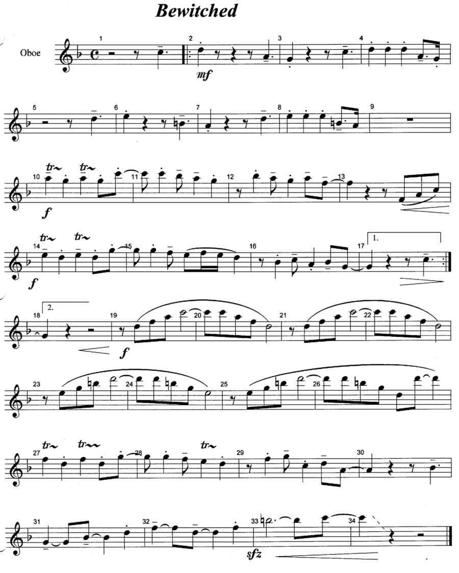 Theme From "bewitched" (arr. R G Roth)