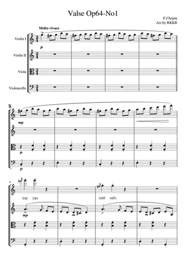 Valse op64-No1(Dog's Waltz) (arr. RKKR)