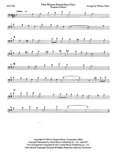 I Saw Mommy Kissing Santa Claus (arr. William Taylor)
