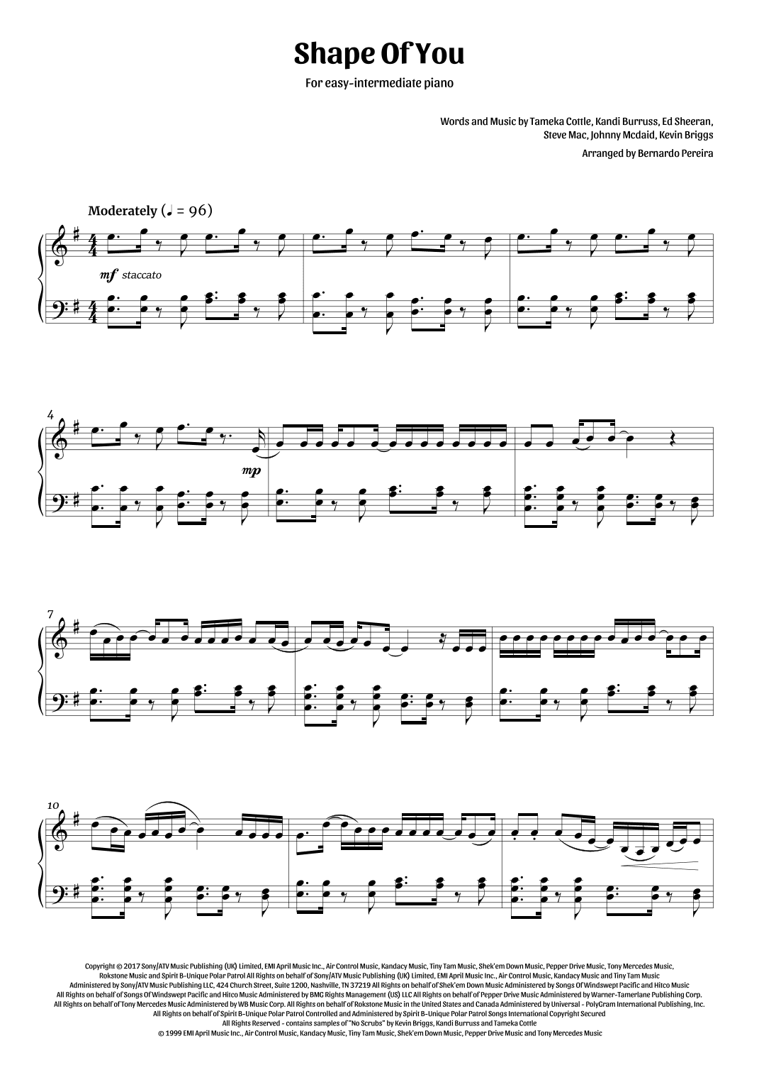 Shape Of You (arr. Bernardo Pereira)